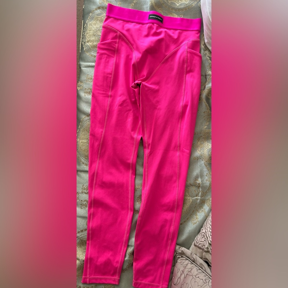 Savage X Fenty Hot Pink Leggings